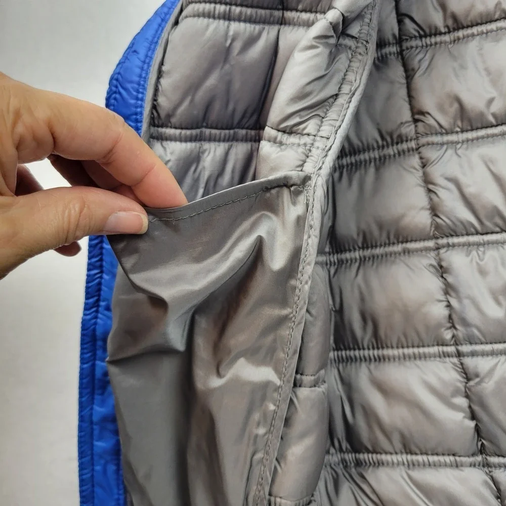 Eddie Bauer Bright Blue Kids Puffer Athletic Hiking Vest Spring XL